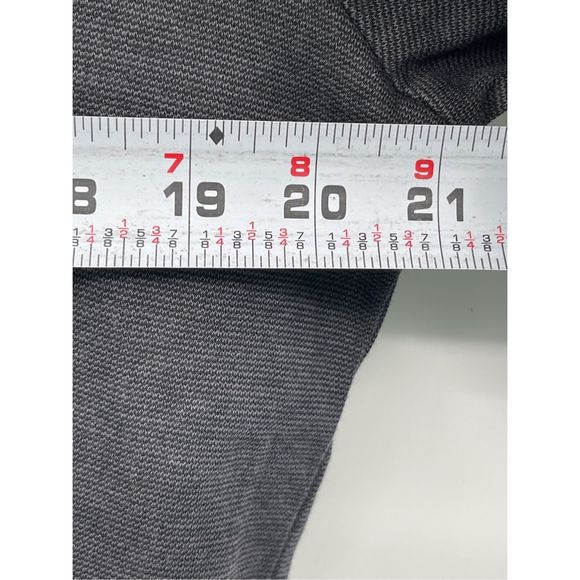 Hathaway 1/4 Zip Shirt Sweater Men Medium Gray Long Sleeve High Neck‎ - Picture 7 of 11